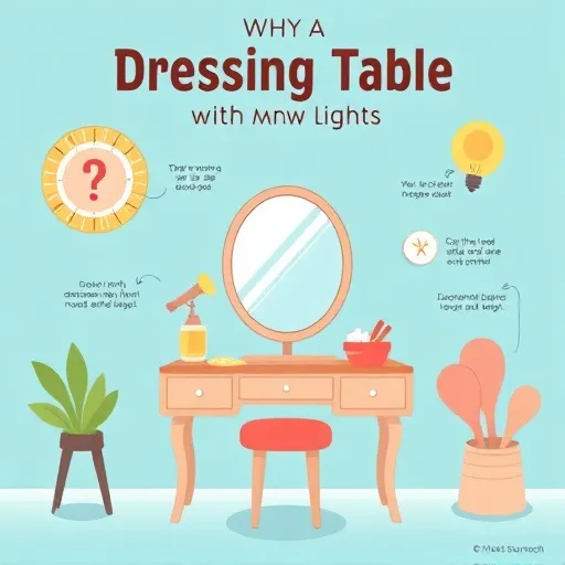 Why a Dressing Table with Mirror and Lights Is Worth the Investment